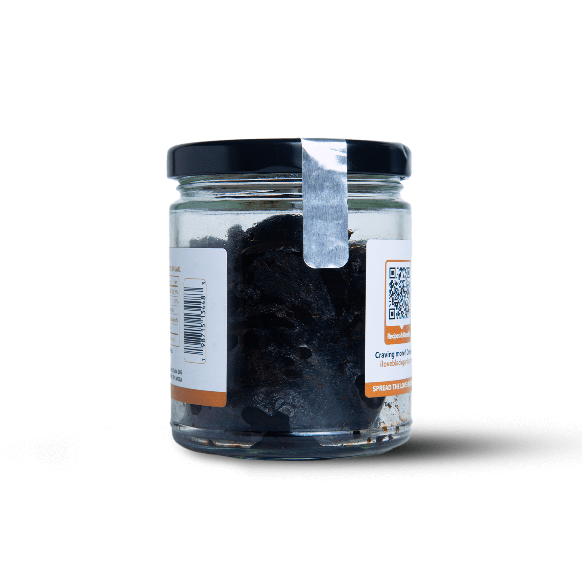 Jar of Organic Peeled Black Garlic Cloves – 5 oz | Ready-to-Eat | Sweet Umami Flavor | Vegan & USA-Made - product image