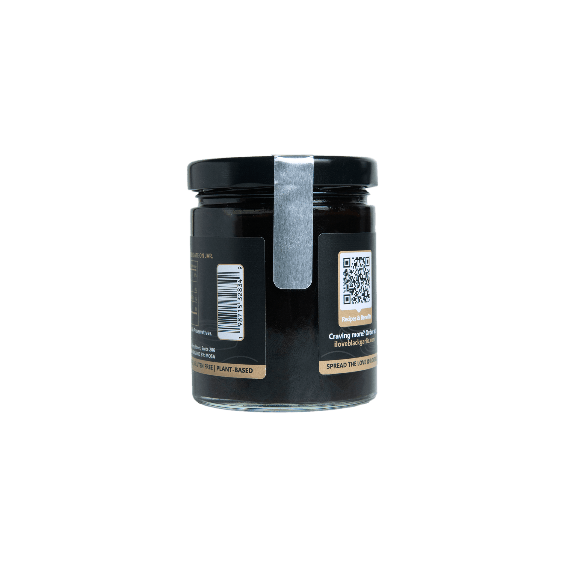 Organic Black Garlic Purée – 7 oz Jar | Rich Umami Flavor | Slow-Fermented | USA-Made | Vegan & Gluten-Free - I Love Black Garlic