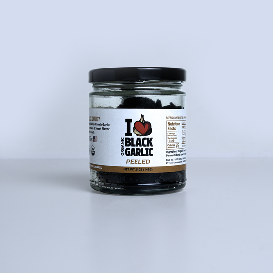 Video showing how organic peeled black garlic can be used in cooking or as a ready to eat snack.